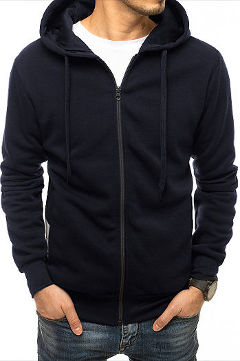 Herren Kapuzenpullover Dunkelblau Dstreet BX4944