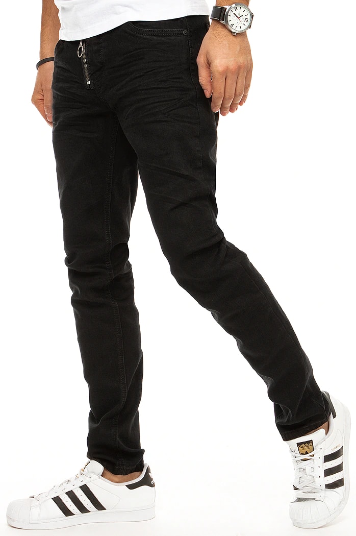 Herren Jeanshose Schwarz Dstreet UX2944