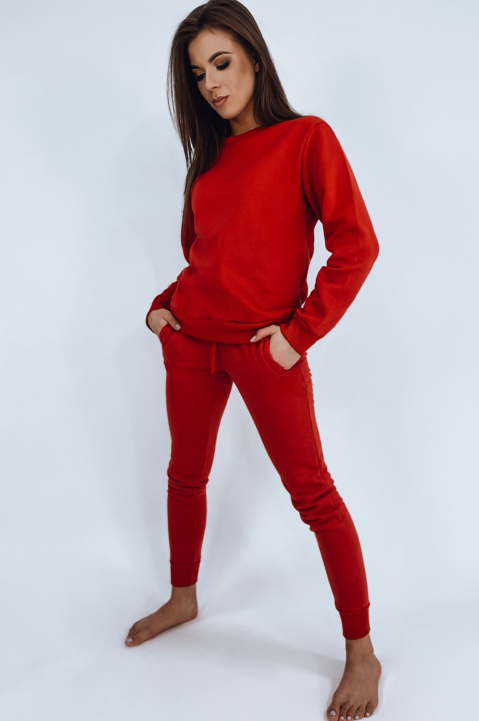 Damen Trainingsanzug FITT rot  Dstreet AY0470