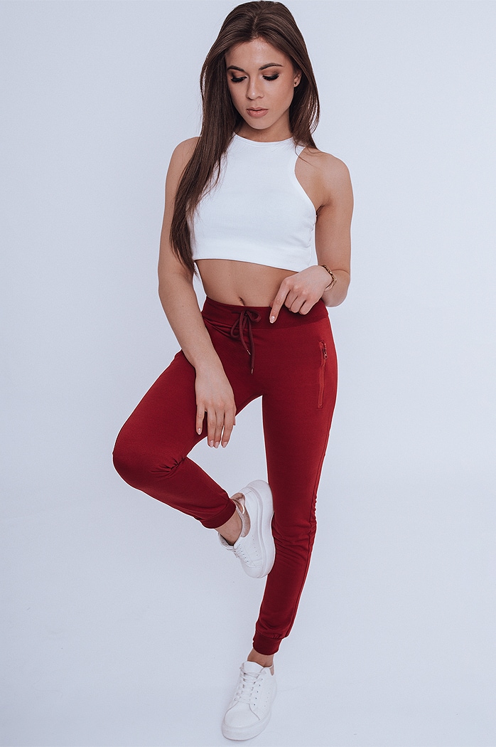 Damen Traininghose JULIET Weinrot Dstreet UY0823