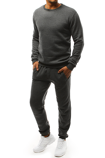 Herren Trainingsanzug dunkelgrau Dstreet AX0376