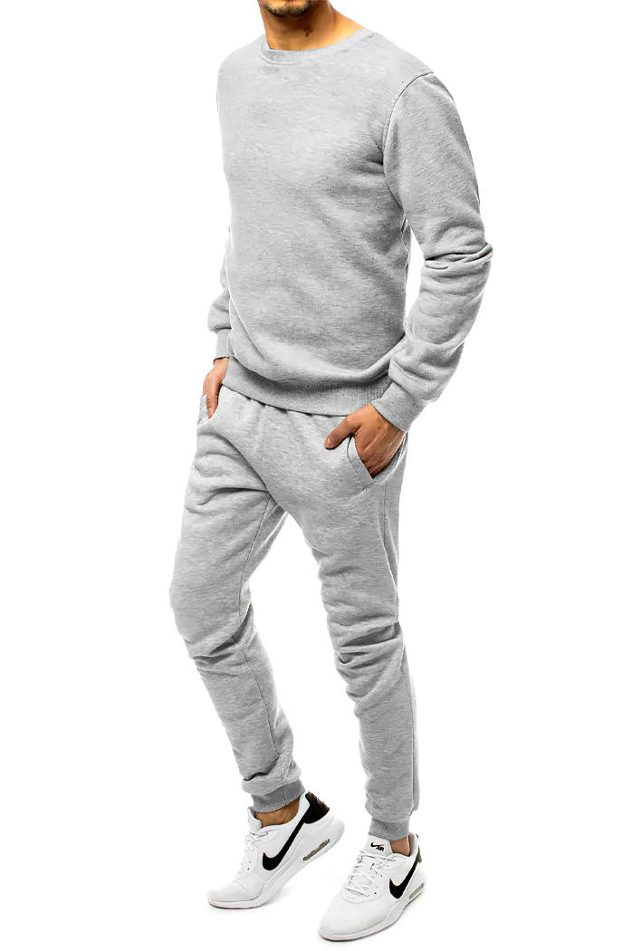 Herren Trainingsanzug Hellgrau Dstreet AX0378
