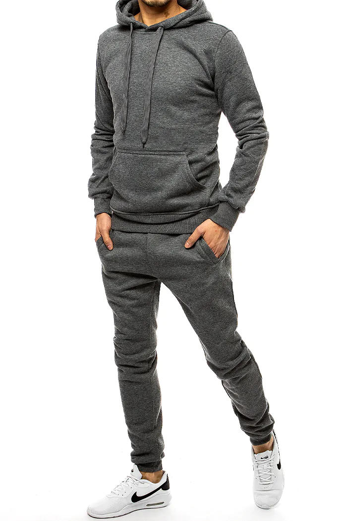 Herren Trainingsanzug dunkelgrau Dstreet AX0382