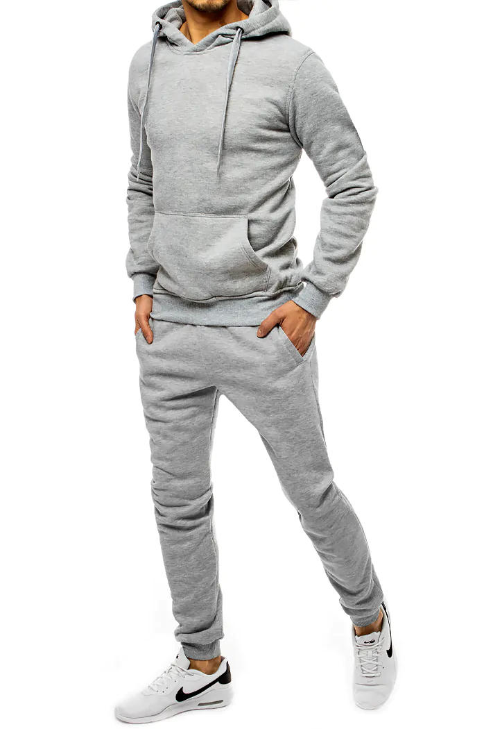 Herren Trainingsanzug Hellgrau Dstreet AX0384