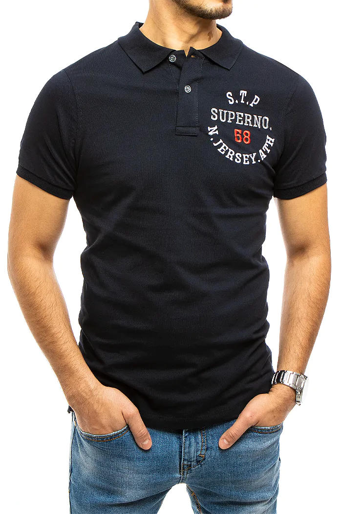 Herren Poloshirt Dunkelblau Dstreet PX0418