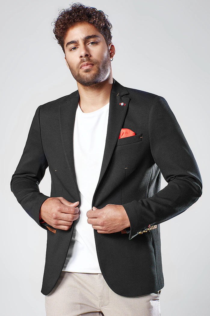 Herren Sakko Schwarz Dstreet MX0527