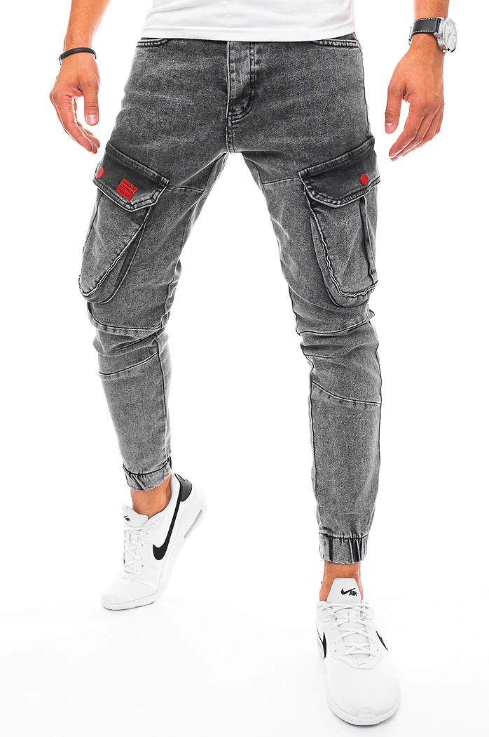 Herren Jeans Joggerhose Hellgrau Dstreet UX3255