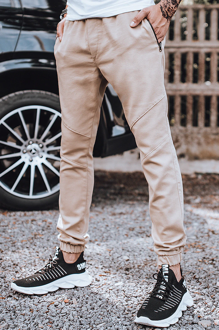 Joggerhose für Herren Beige Dstreet UX3306
