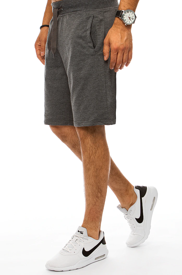 Herren Sweatshorts dunkelgrau Dstreet SX1482