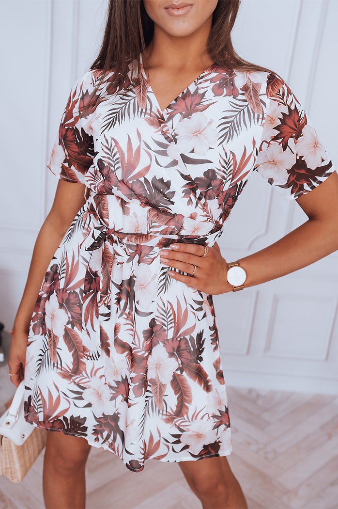 Kleid MAINA Weiß Dstreet EY1769