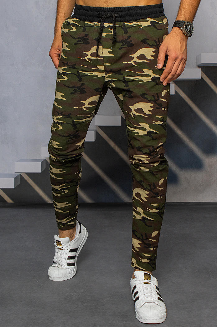 Herren Trainingshose Camo Braun Dstreet UX3319