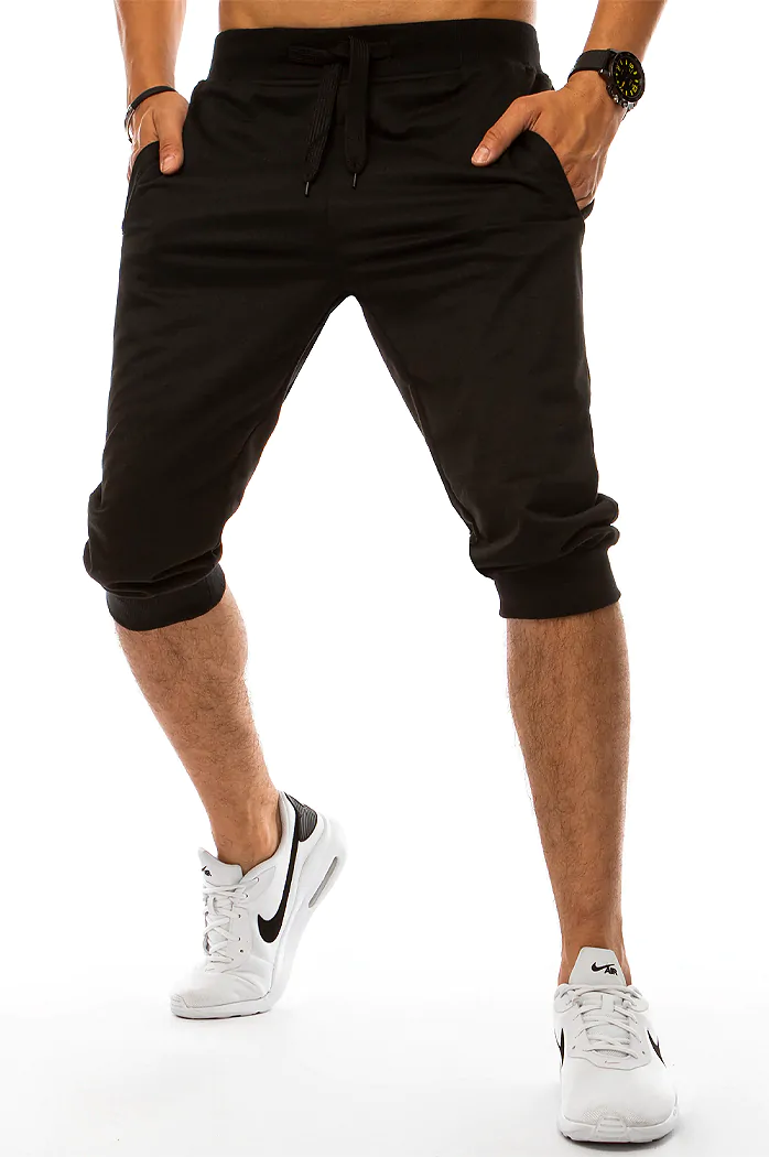 Herren Sweatshort Schwarz Dstreet SX1534