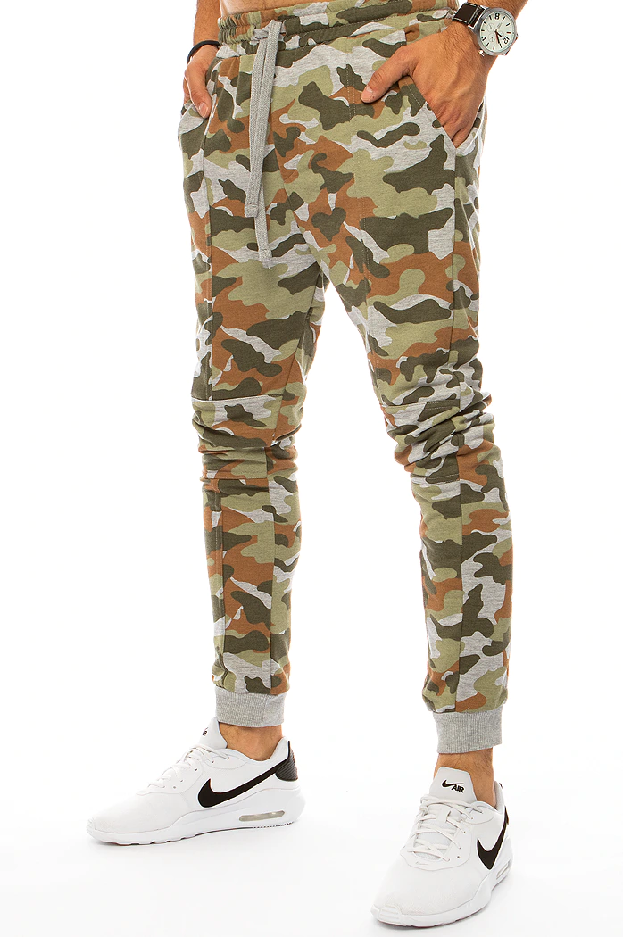 Herren Trainingshose Camo Grün Dstreet UX3333