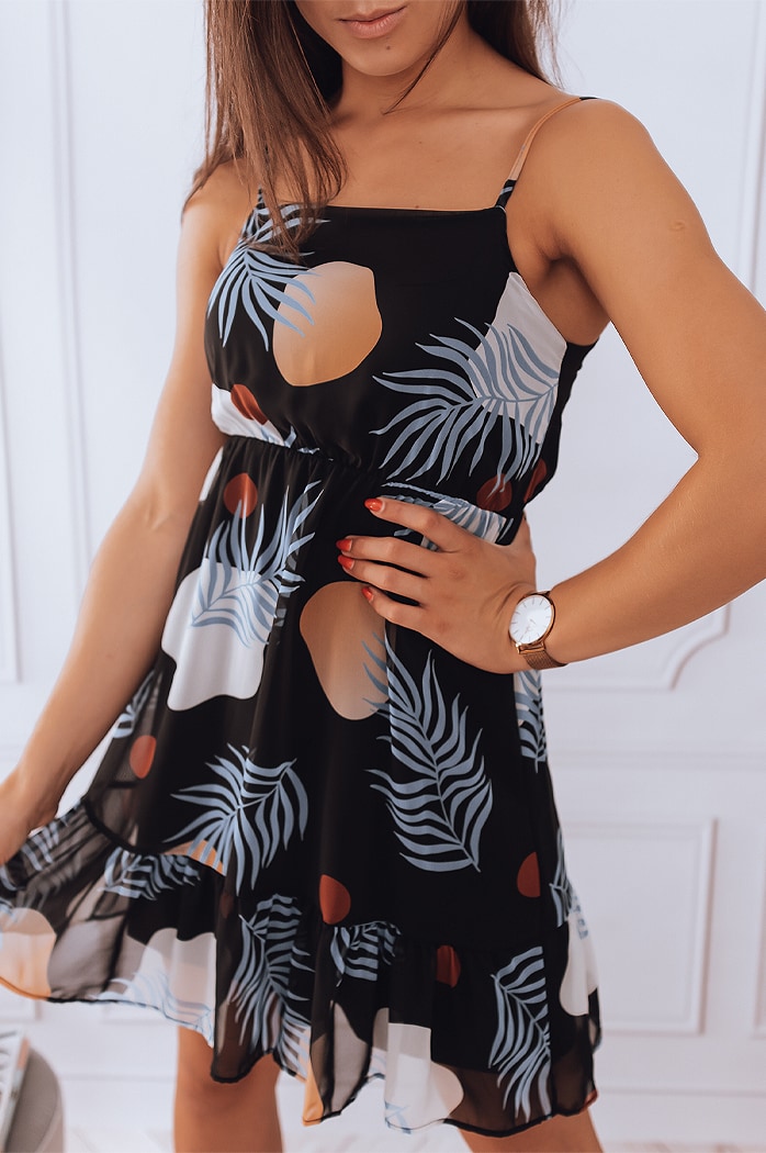 Kleid SHINE Schwarz Dstreet EY1894