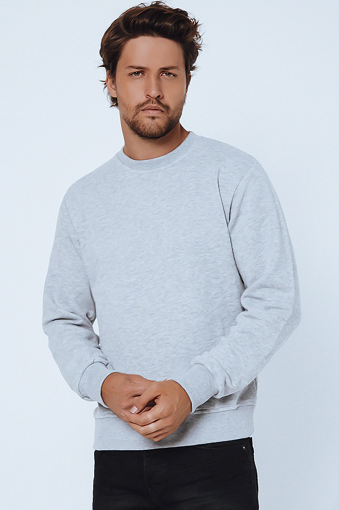 Herren Sweatshirt Grau Dstreet BX5007