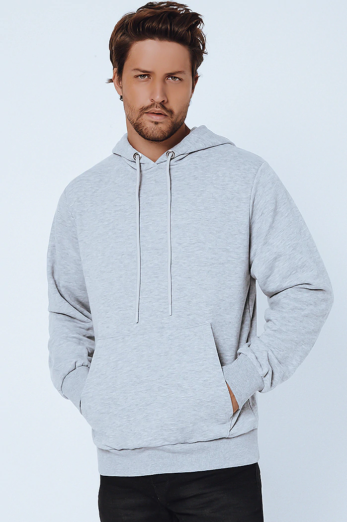 Herren Kapuzenpullover Grau Dstreet BX5019