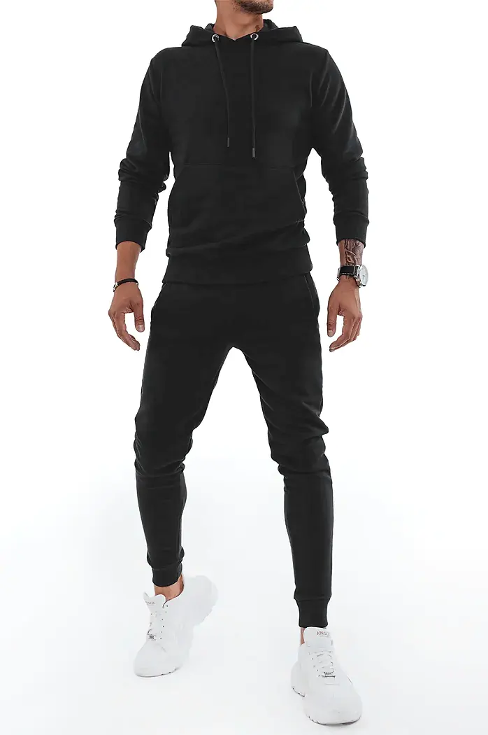 Herren Trainingsanzug Schwarz Dstreet AX0432