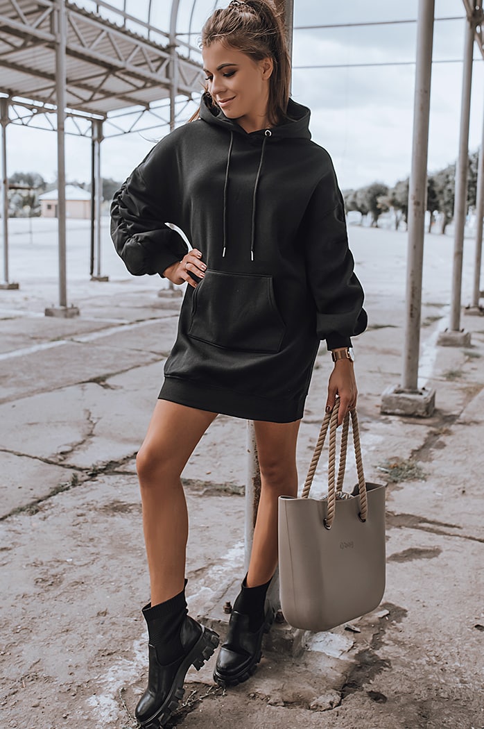 Kleid EASSY Schwarz Dstreet BY1025