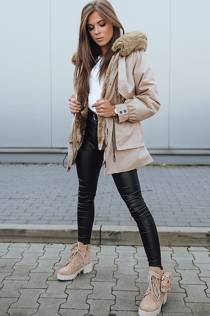 Damenjacke TAYLOR beige Dstreet TY2195