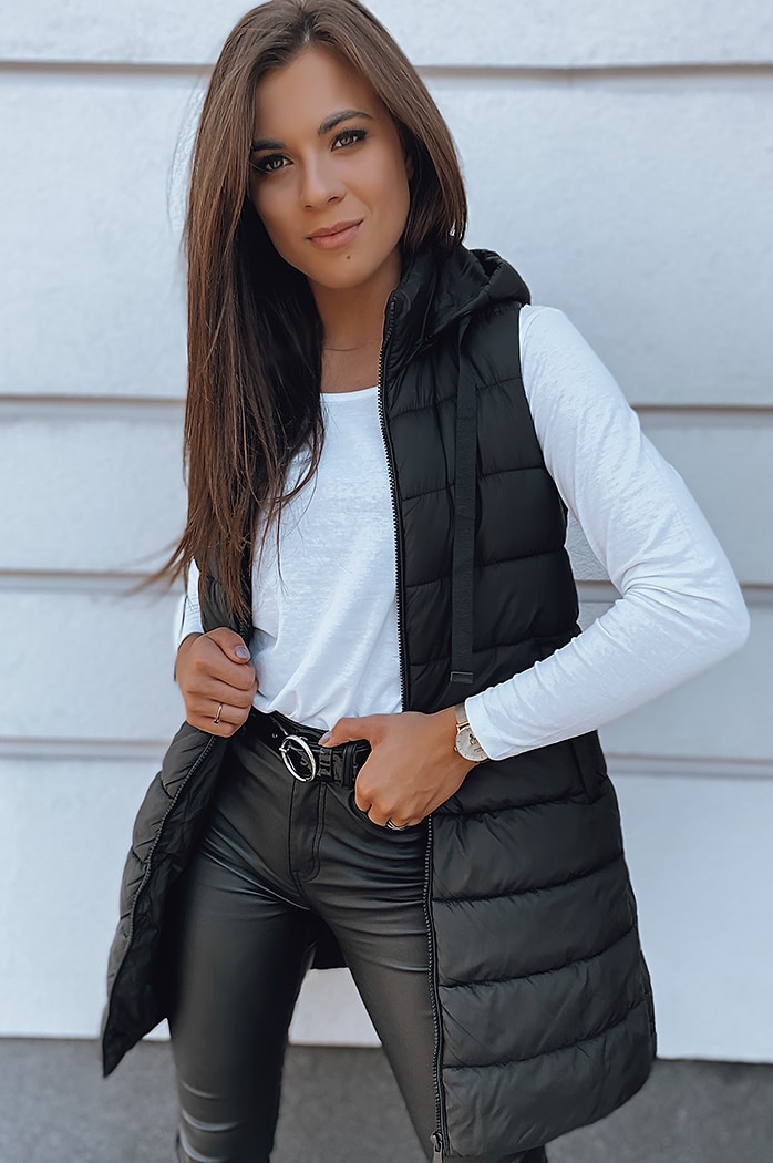 Damen Weste BETHY Schwarz Dstreet TY2252