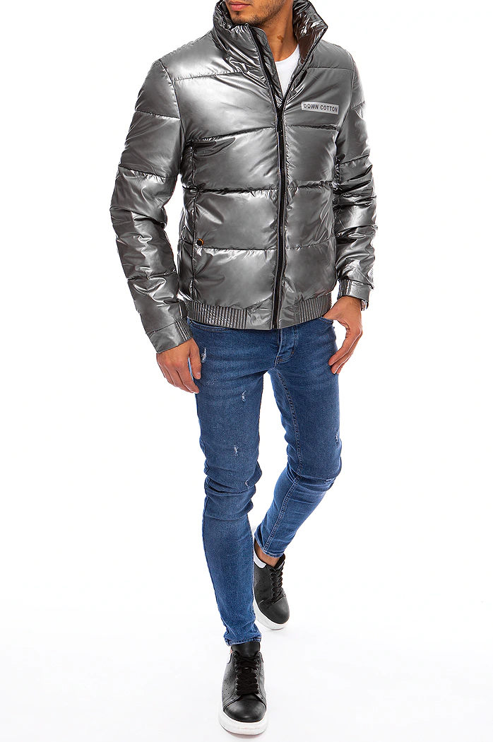 Herren Winterjacke Dunkelgrau Dstreet TX3860