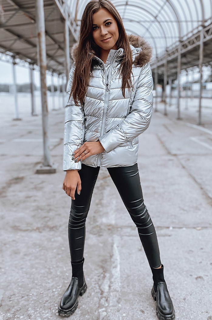 Damen Jacke NELLY Silber Dstreet TY2273