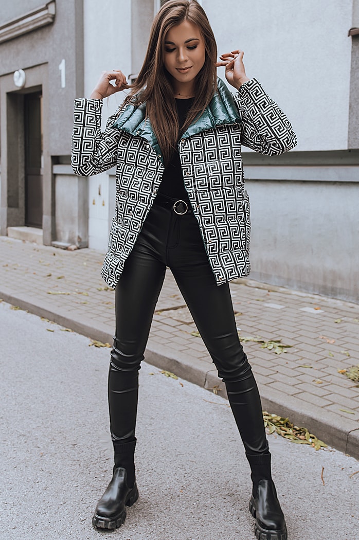 Damen Jacke DELSY Grün Dstreet TY2348