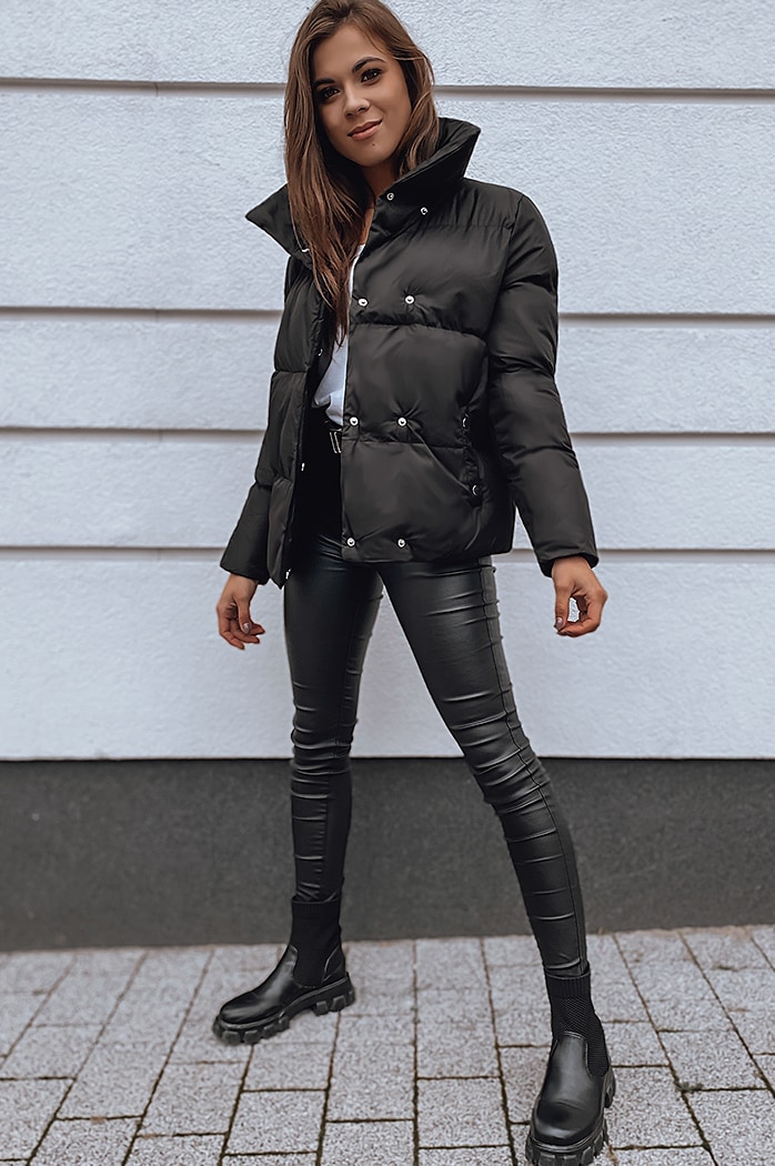 Damen Winterjacke LARO Farbe Schwarz DSTREET TY1994z
