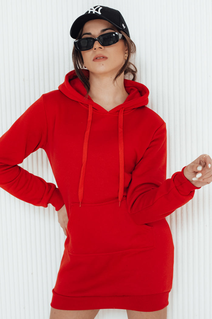 Sweatshirt/Kleid TIMMY Rot Dstreet EY1935