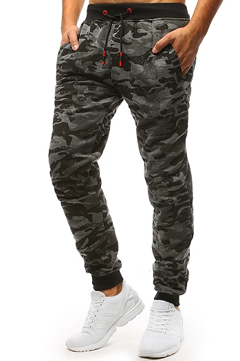 Herren Trainingshose Camo Anthrazit Dstreet UX3454
