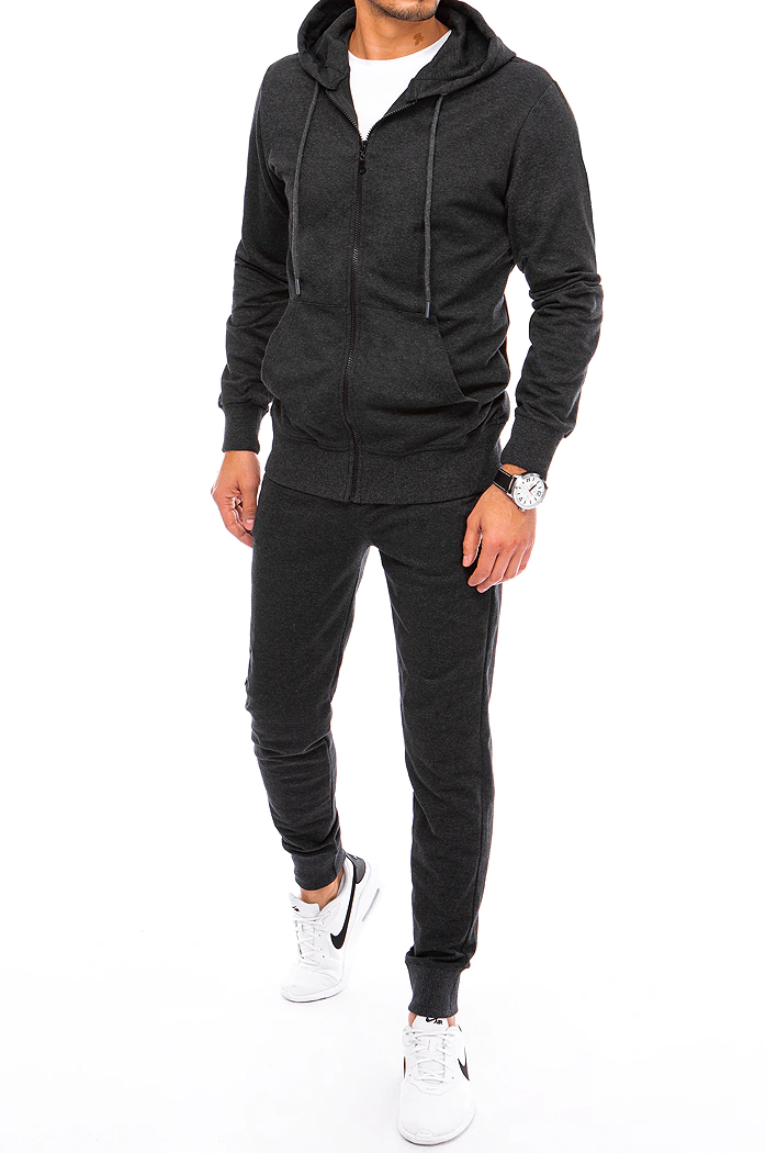 Herren Trainingsanzug Dunkelgrau Dstreet AX0536
