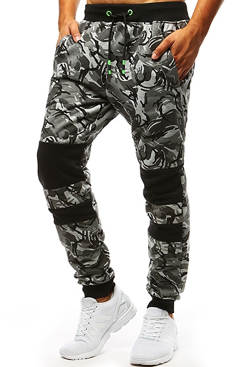 Herren Trainingshose Camo Grau Dstreet UX3494