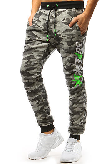 Herren Sporthose Jogger Camo Hellgrau Dstreet UX3509