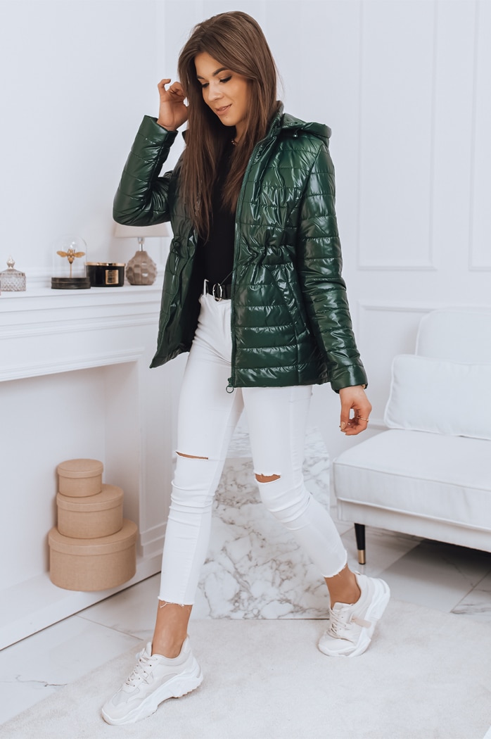 Damen Steppjacke TARINA Dunkelgrün Dstreet TY2521