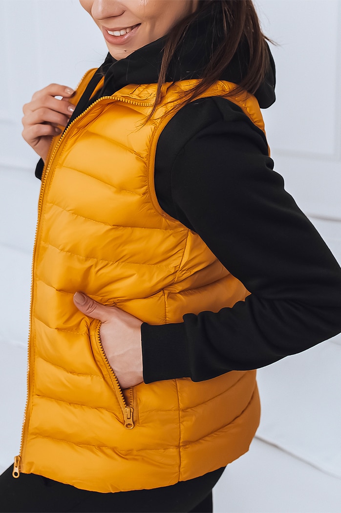 Damen Steppweste ROSILA Gelb Dstreet TY2580