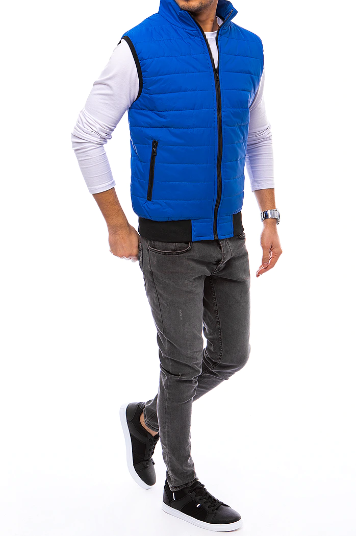 Herren Steppweste Blau Dstreet TX4017
