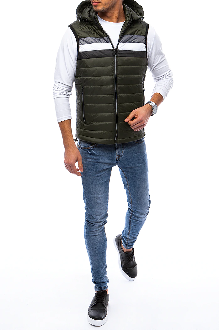 Herren Steppweste Grün Dstreet TX4034
