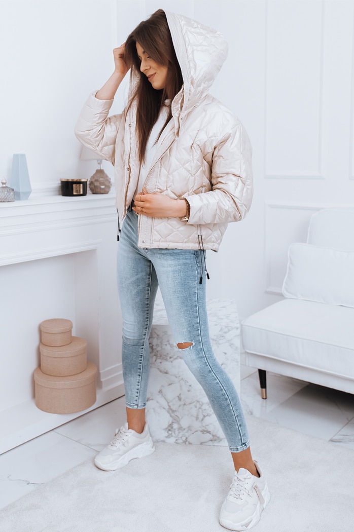 Damen Steppjacke RAMINA Hellbeige Dstreet TY2688