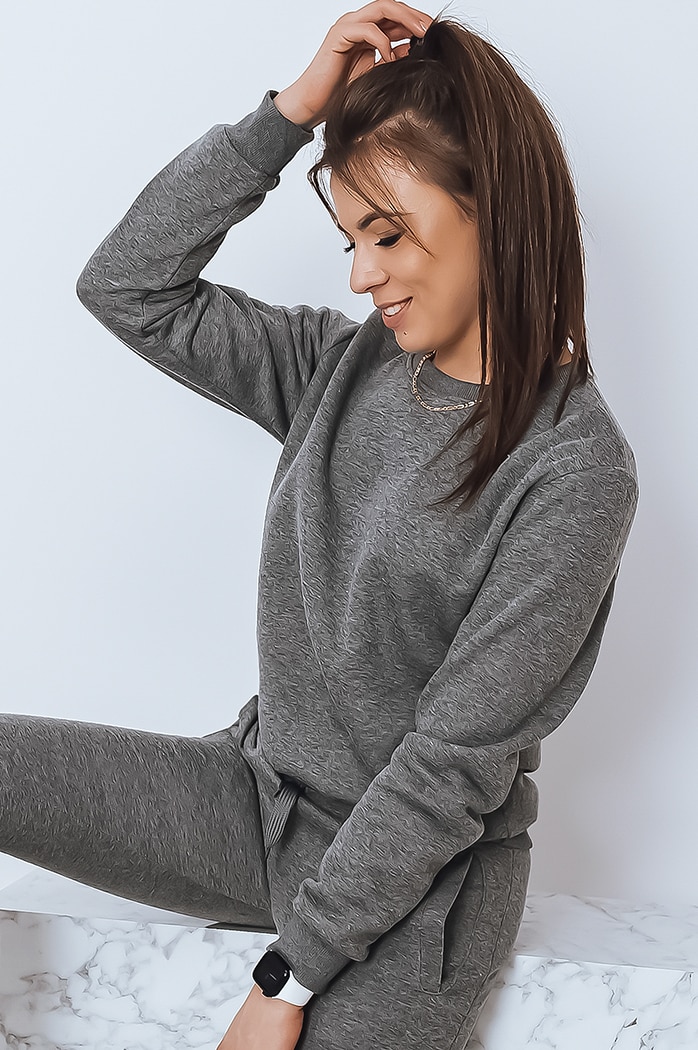 Damen Sweatshirt ODESSA Dunkelgrau Dstreet BY0666z