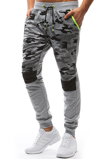 Herren Trainingshose Camo Grau Dstreet UX3629
