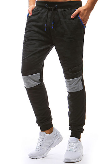 Herren Trainingshose Camo Schwarz Dstreet UX3630