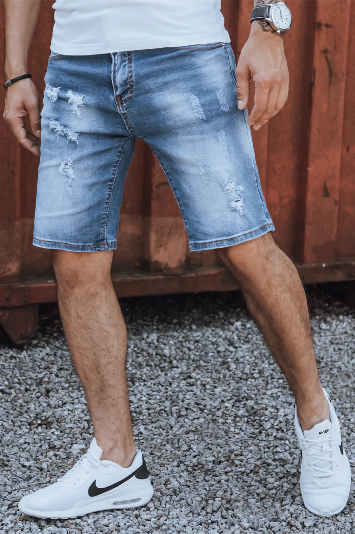 Herren Denim-Shorts blau Dstreet SX2154