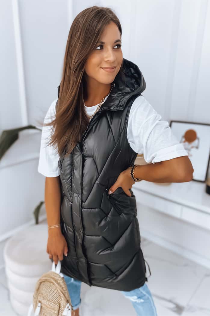 Damen Weste LARIS Schwarz Dstreet TY2832
