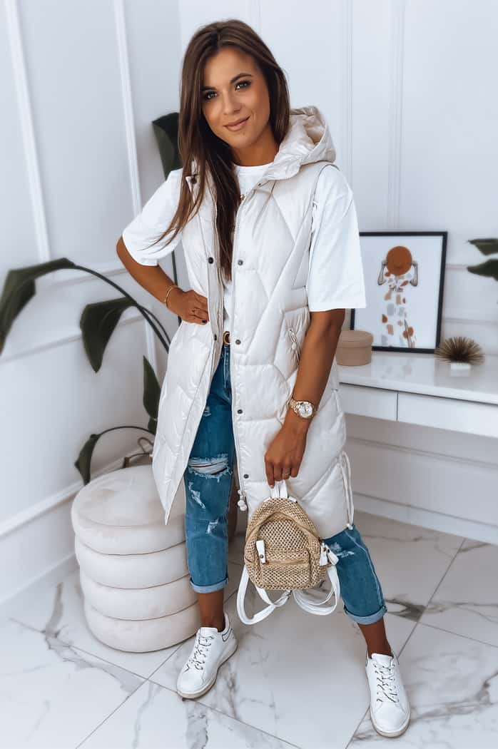 Damen Weste LARIS Ecru Dstreet TY2835
