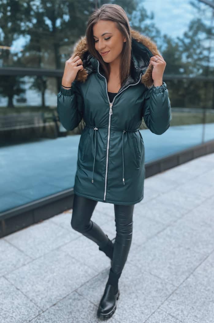 Damen Wendejacke SANAH Dunkelgrün Dstreet TY2889