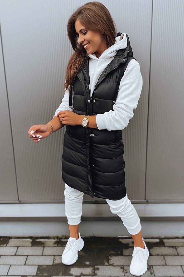 Damen Weste KERIN Schwarz Dstreet TY2916