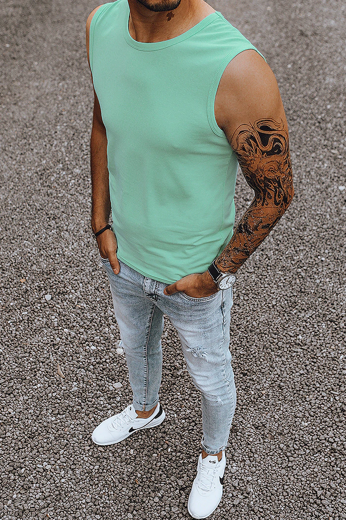 Herren Tanktop Minzegrün Dstreet RX4916