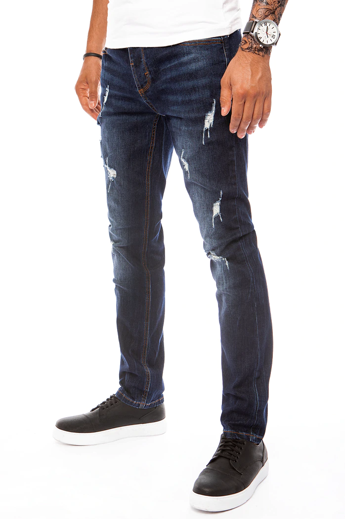 Herren Jeanshose Dunkelblau Dstreet UX3810