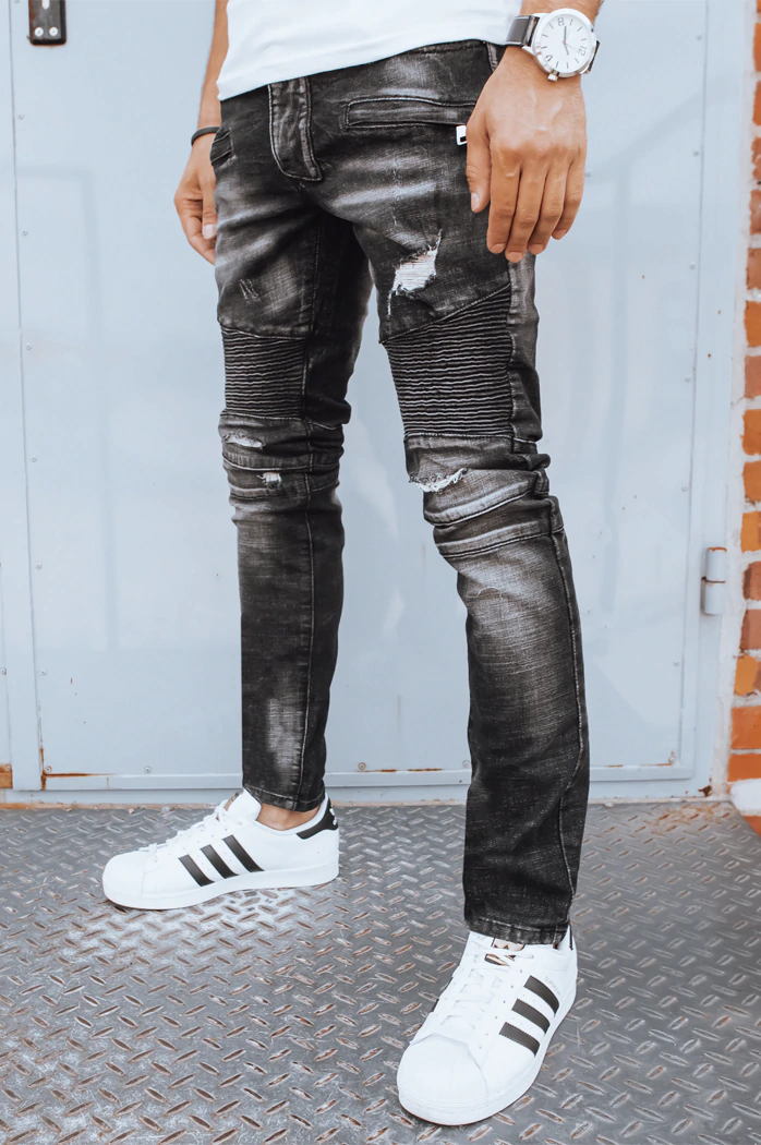 Herren Jeanshose Schwarz Dstreet UX3815