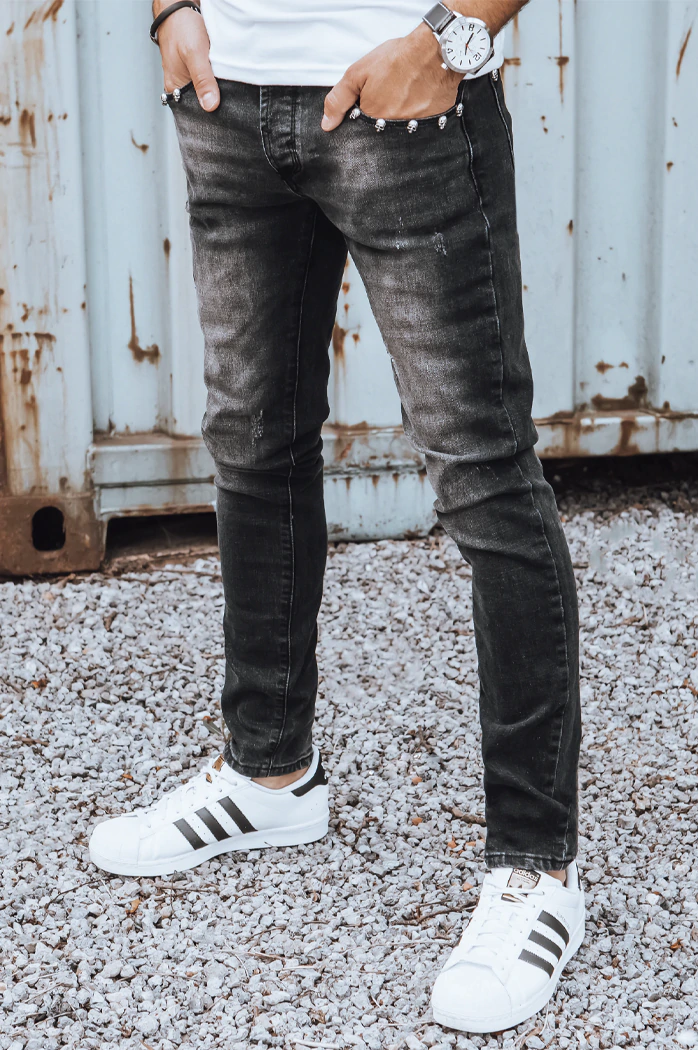 Herren Jeanshose Schwarz Dstreet UX3825